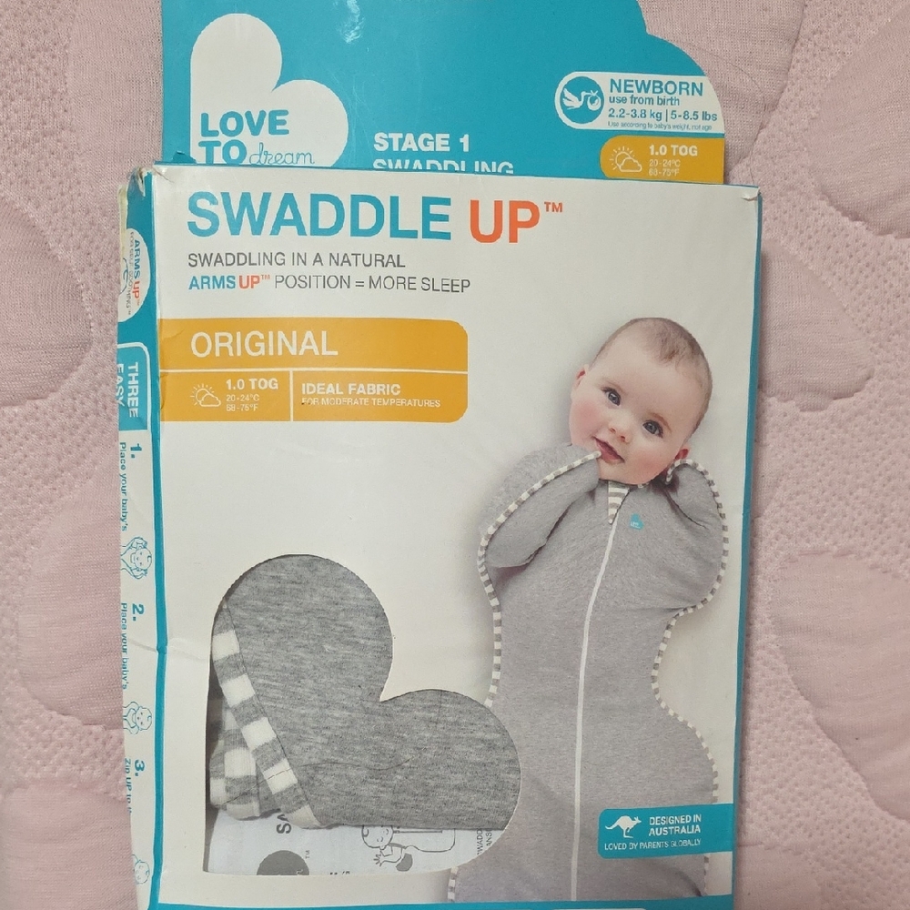 Love to Dream Swaddle Up in Gray
